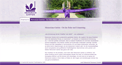 Desktop Screenshot of memoriam-garten.de